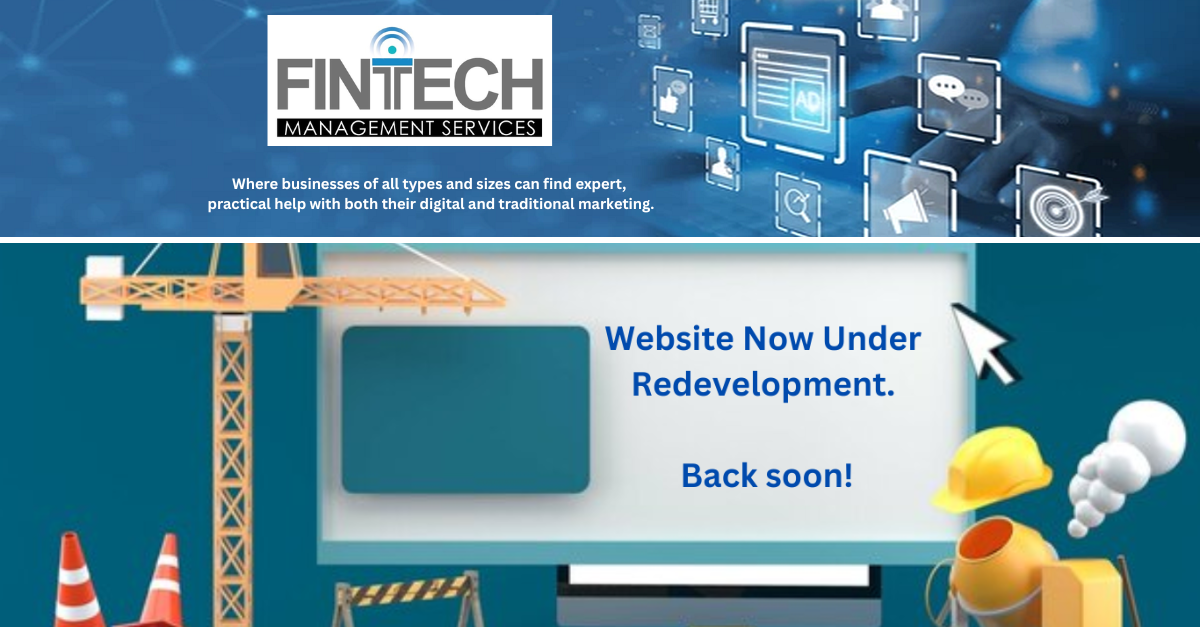 FinTech Management Website currently undergoing redevelopment. Back soon.